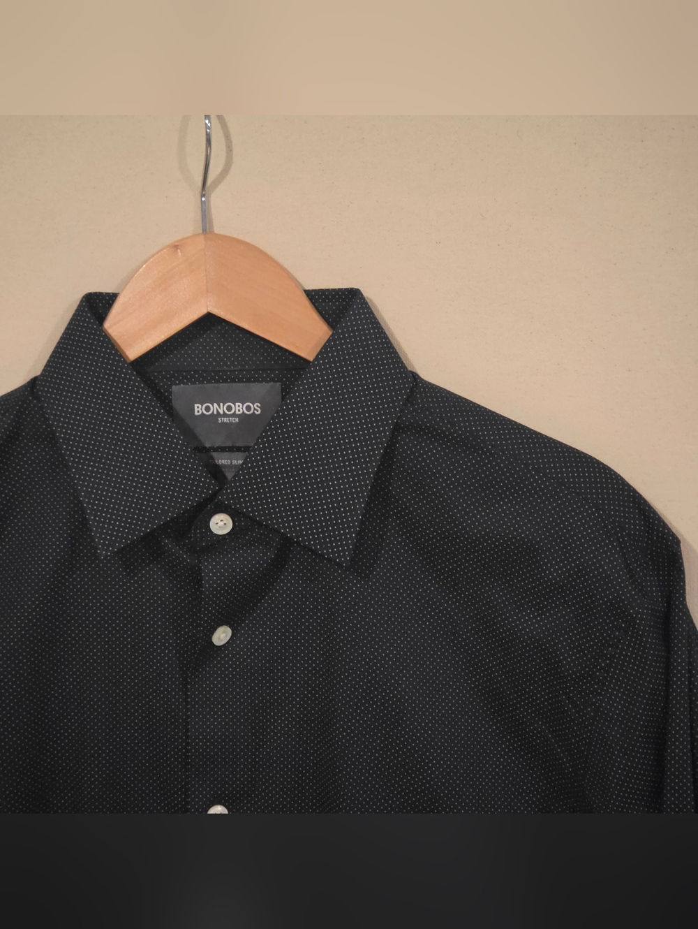 Bonobos Stretch Tailored Slim Fit Button Down 16.5/35